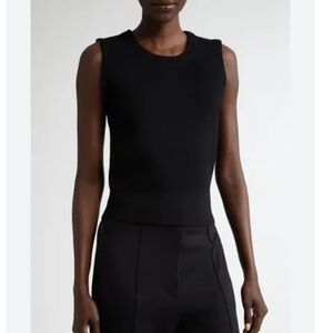 J12 St. John‎ Black Sleeveless Knit Top